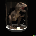 DALL·E 2022-09-07 21.12.46 - 3d render of a cute  hatching T-Rex in black room.png