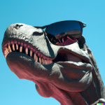 DALL·E 2022-09-07 20.44.48 - a photo of a T-Rex with Sunglasses.png