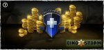 How many Gold Coins from the shop will get you the permanent DINO STORM PLUS bonus?